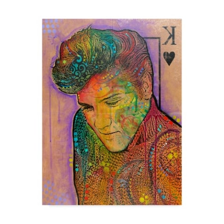 Dean Russo 'Elvis - King Of Hearts' Canvas Art,18x24